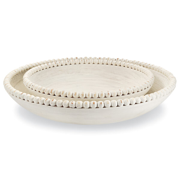 NESTED BEADED BOWL SET - Image 2